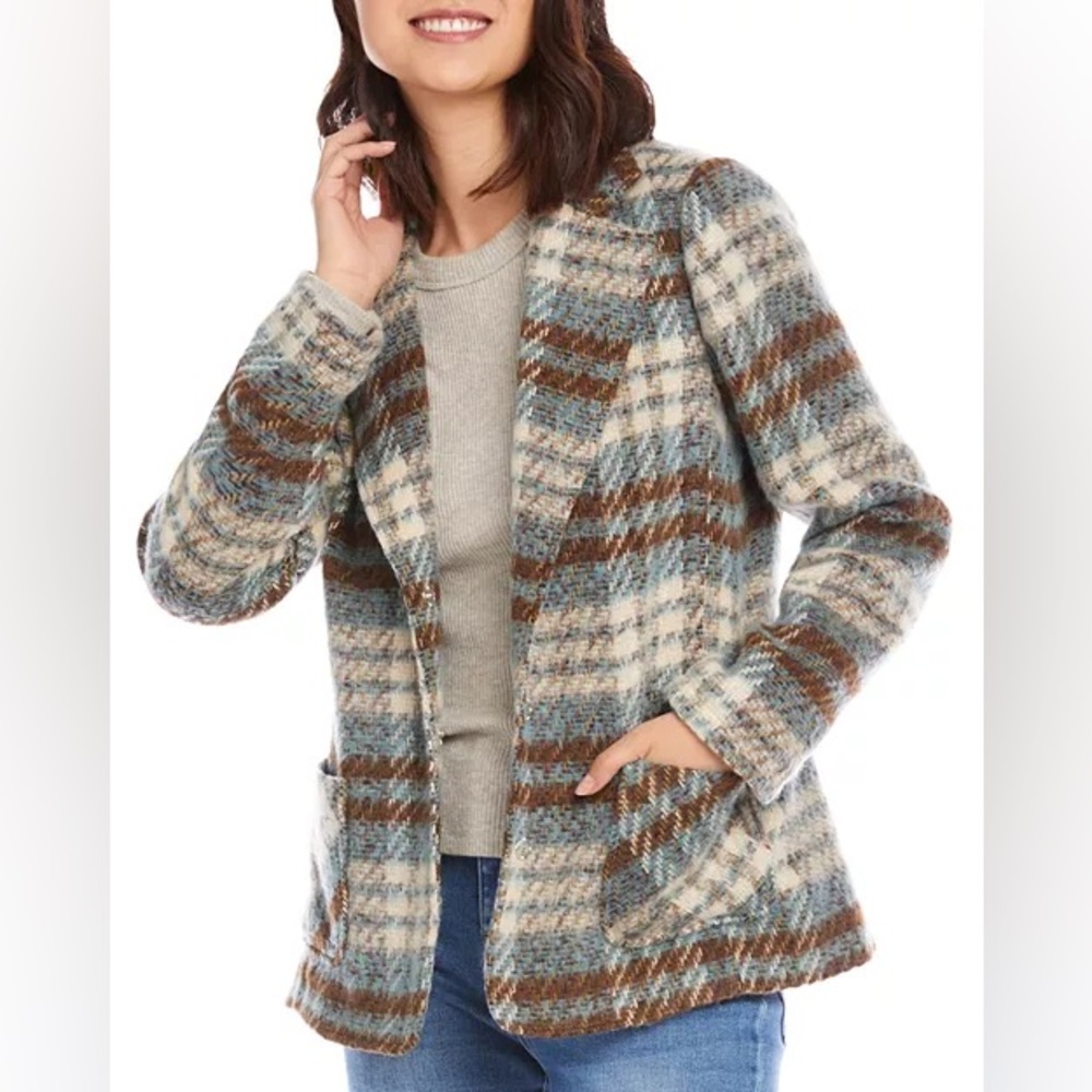 Karen Kane Plaid Blazer Size S / NWT